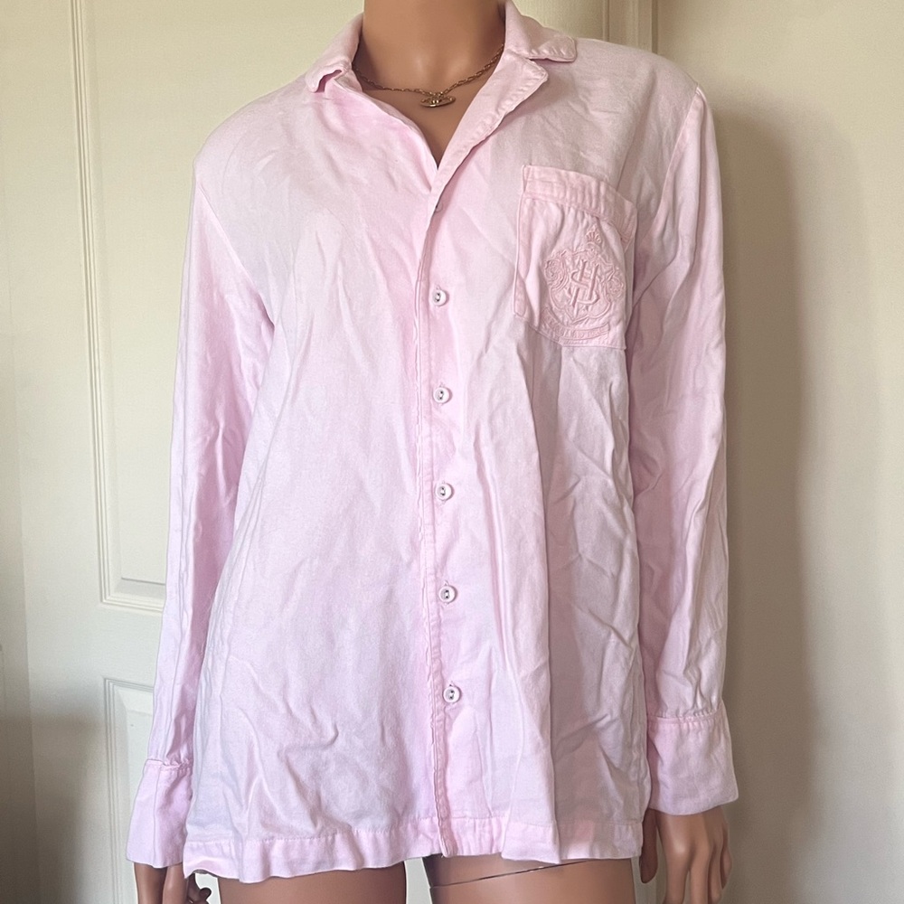 Skims Hotel Sleep Shirt in Cherry Blossom Pink